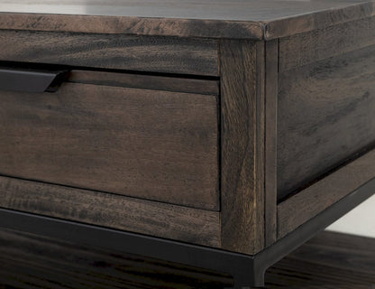 IFD  - Dark Mita  - 4 Drawer, 1 Shelf Cocktail Table  - IFD2741CKT view 6