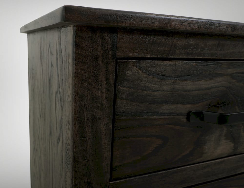 IFD  - Dark Teak  - 2 Drawer Nightstand  - IFD1371NTS view 9