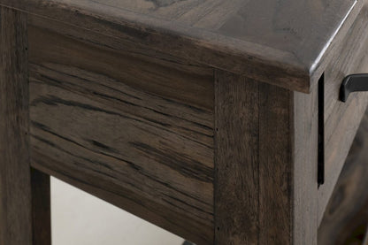 IFD  - Dark Teak  - 3 Drawer, 1 Shelf Sofa Table  - IFD1371SFT view 5