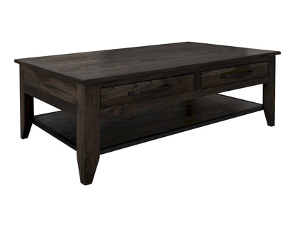 IFD  - Dark Teak  - 4 Drawer, 1 Shelf Cocktail Table  - IFD1371CKT view 1