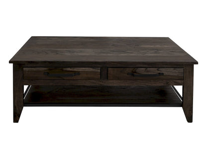 IFD  - Dark Teak  - 4 Drawer, 1 Shelf Cocktail Table  - IFD1371CKT view 2