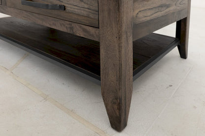 IFD  - Dark Teak  - 4 Drawer, 1 Shelf Cocktail Table  - IFD1371CKT view 5