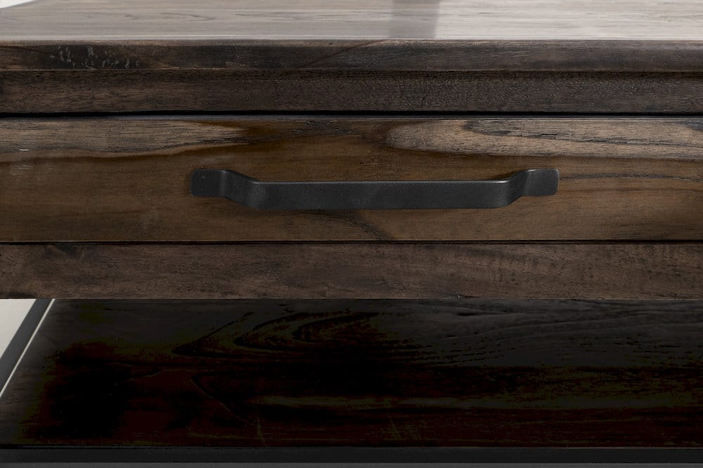 IFD  - Dark Teak  - 4 Drawer, 1 Shelf Cocktail Table  - IFD1371CKT view 6