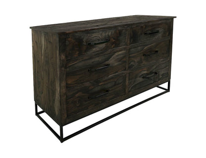 IFD  - Dark Teak  - 6 Drawer Dresser  - IFD1371DSR view 1