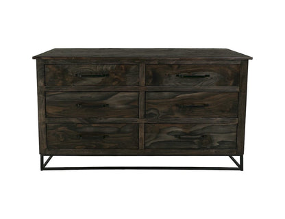 IFD  - Dark Teak  - 6 Drawer Dresser  - IFD1371DSR view 2
