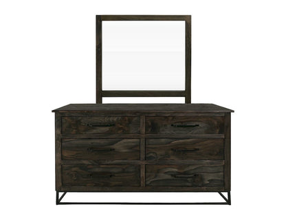 IFD  - Dark Teak  - 6 Drawer Dresser  - IFD1371DSR view 4