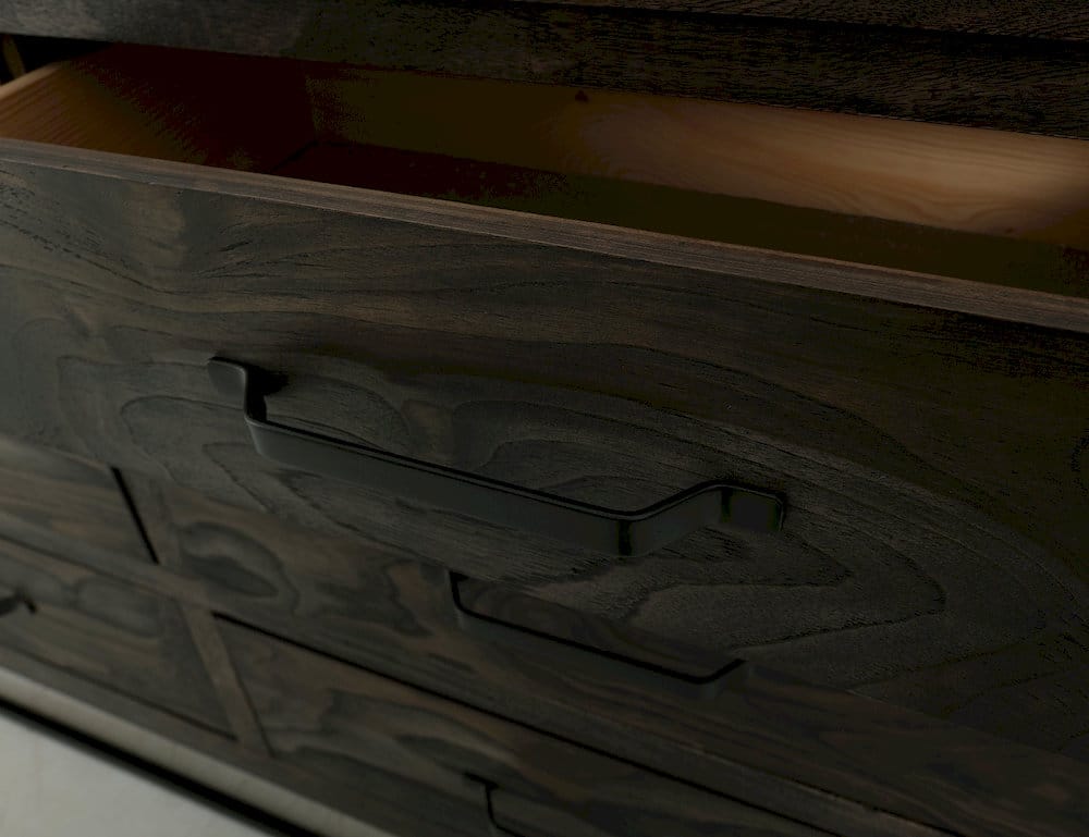 IFD  - Dark Teak  - 6 Drawer Dresser  - IFD1371DSR view 9