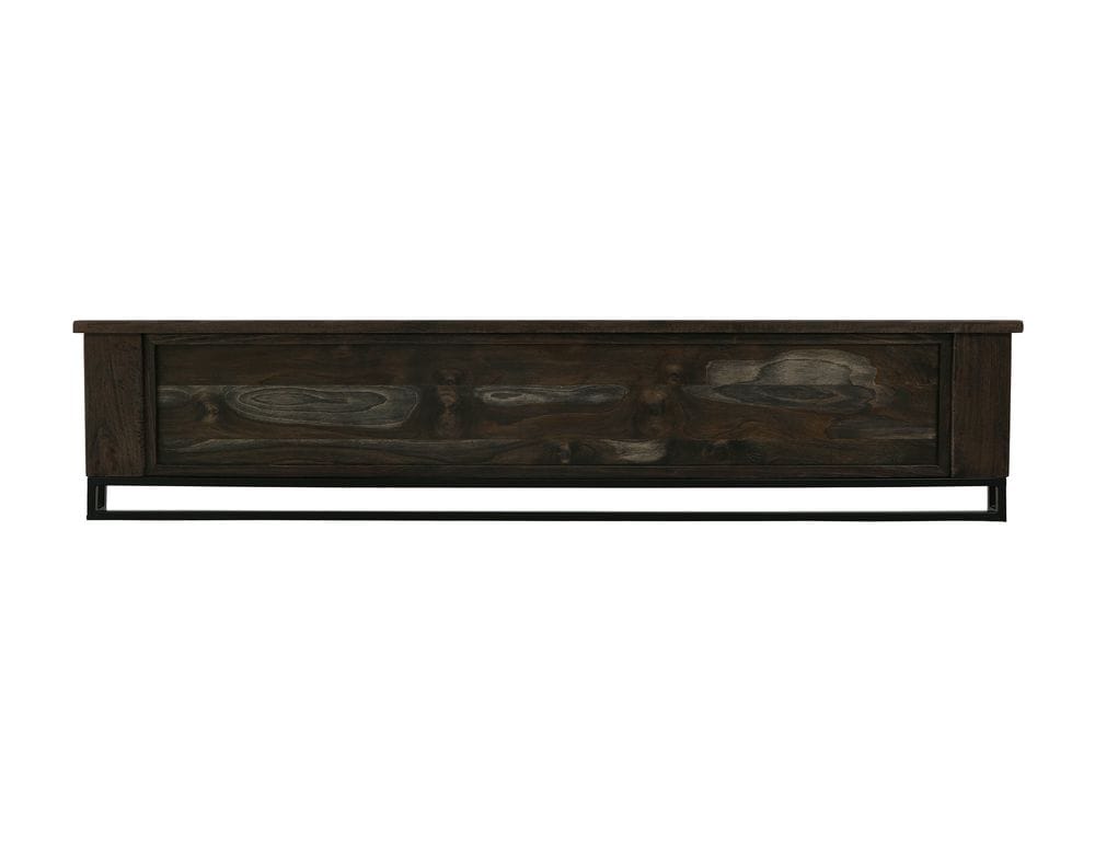 IFD - Dark Teak - King Bed in Oil Black - IFD1371BEDEK view 3