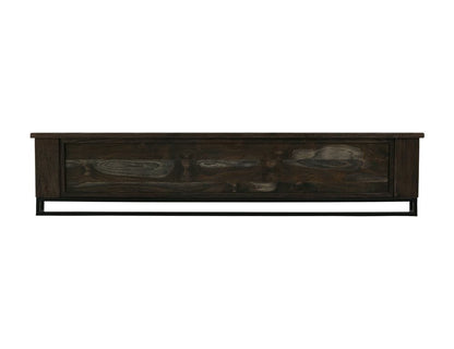 IFD - Dark Teak - King Bed in Oil Black - IFD1371BEDEK view 3
