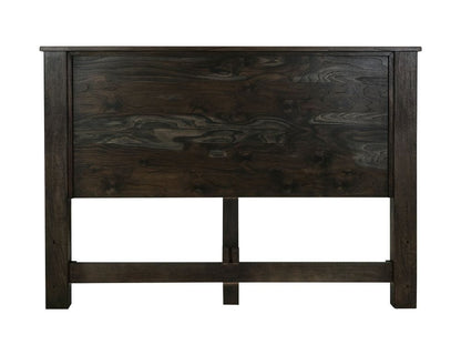 IFD - Dark Teak - Queen Bed in Oil Black - IFD1371BEDQE view 2