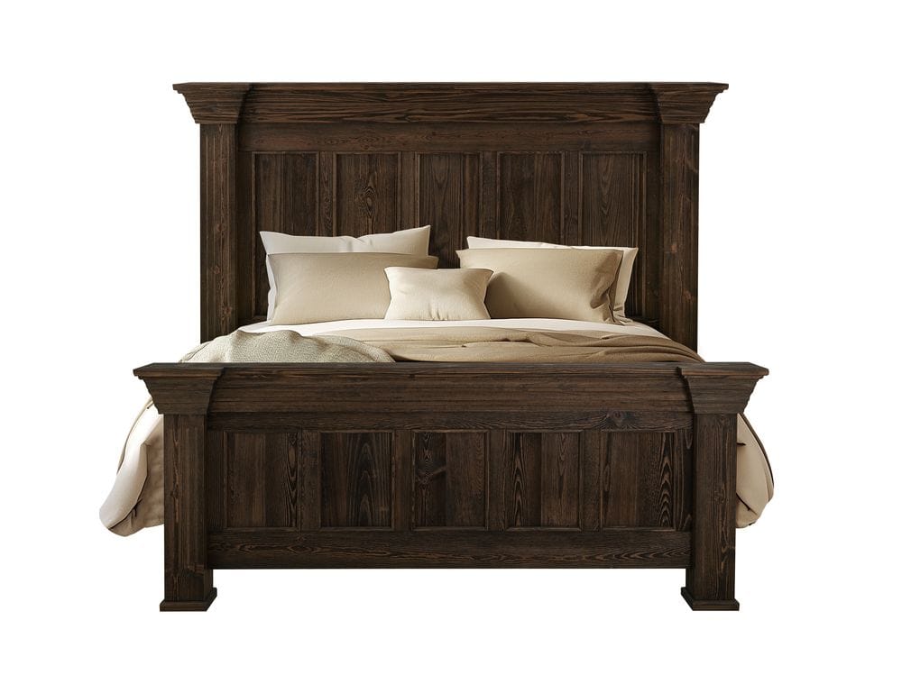 IFD - Desire - King Bed in Mahogany Brown - IFD1302BEDEK view 1