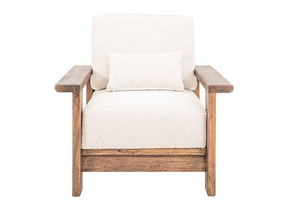 IFD  - Duna  - Wooden Frame & Base, Armchair  - Brown  - IUP531-ACH-101 view 1