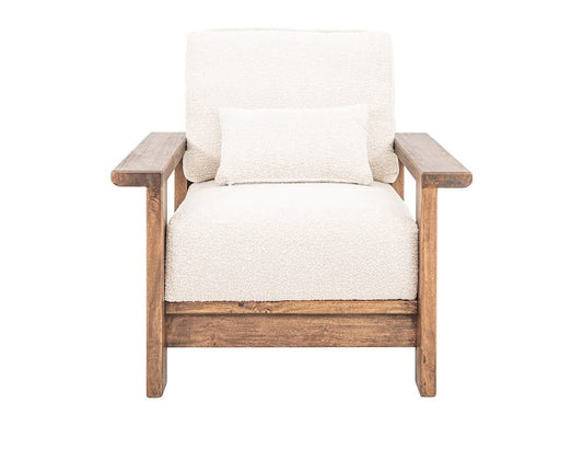IFD  - Duna  - Wooden Frame & Base, Armchair  - Brown  - IUP531-ACH-101 view 1