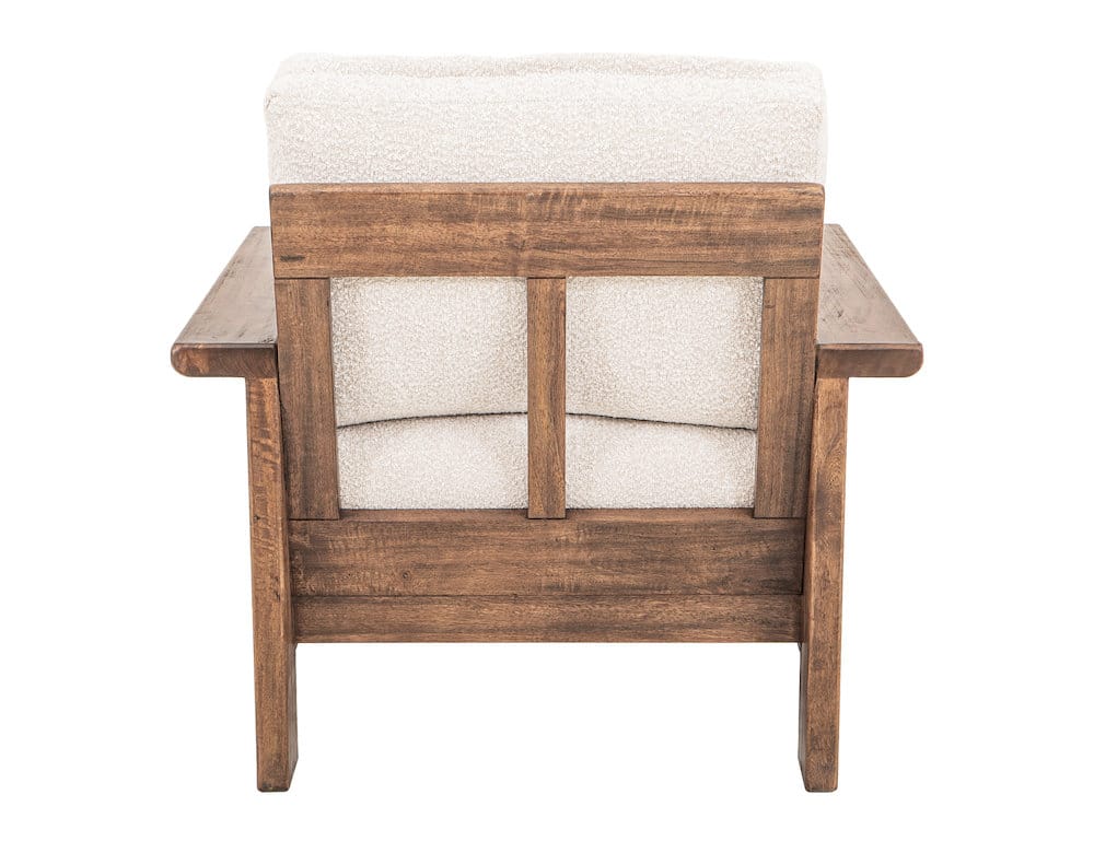 IFD  - Duna  - Wooden Frame & Base, Armchair  - Brown  - IUP531-ACH-101 view 4