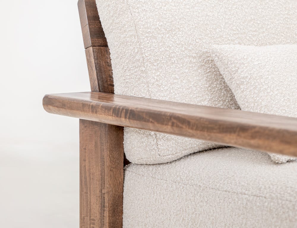 IFD  - Duna  - Wooden Frame & Base, Armchair  - Brown  - IUP531-ACH-101 view 7