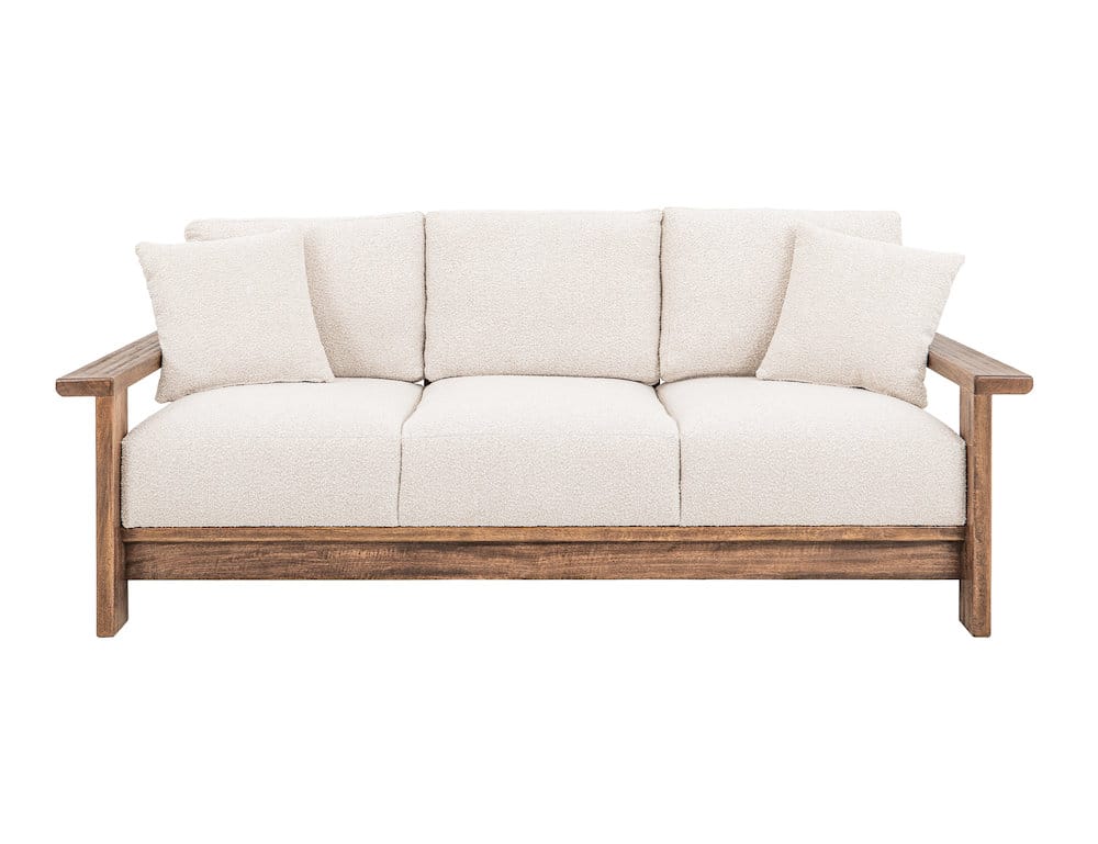IFD  - Duna  - Wooden Frame, Upholstered Sofa  - Brown  - IUP531-SOF-101 view 1