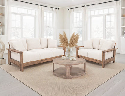 IFD  - Duna  - Wooden Frame, Upholstered Sofa  - Brown  - IUP531-SOF-101 view 6