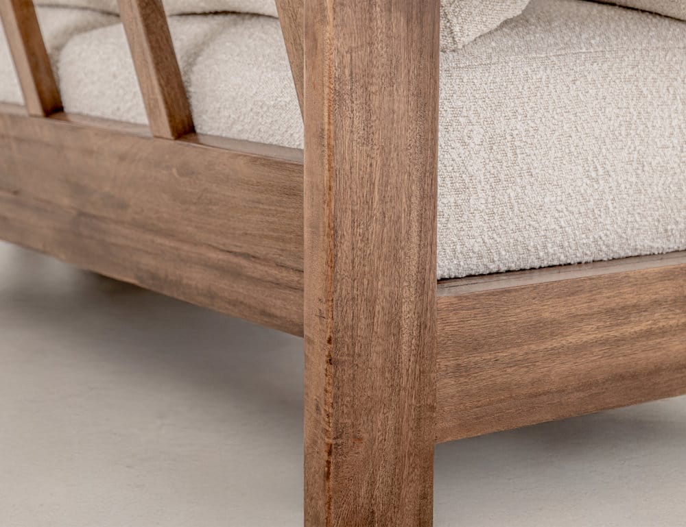 IFD  - Duna  - Wooden Frame, Upholstered Sofa  - Brown  - IUP531-SOF-101 view 9