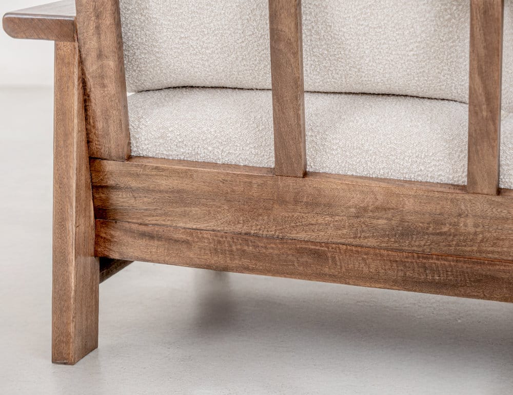 IFD  - Duna  - Wooden Frame, Upholstered Sofa  - Brown  - IUP531-SOF-101 view 10