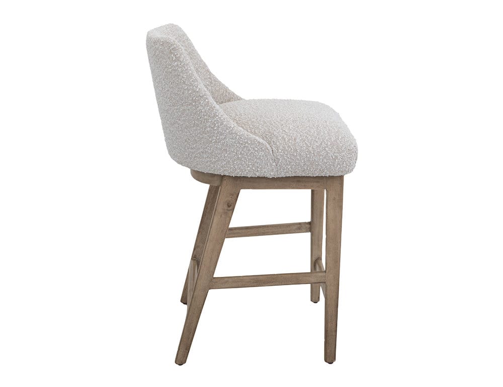 IFD  - Emma  - Wooden Frame, Barstool 24"  - Beige  - IUP654-BST24-101 view 3
