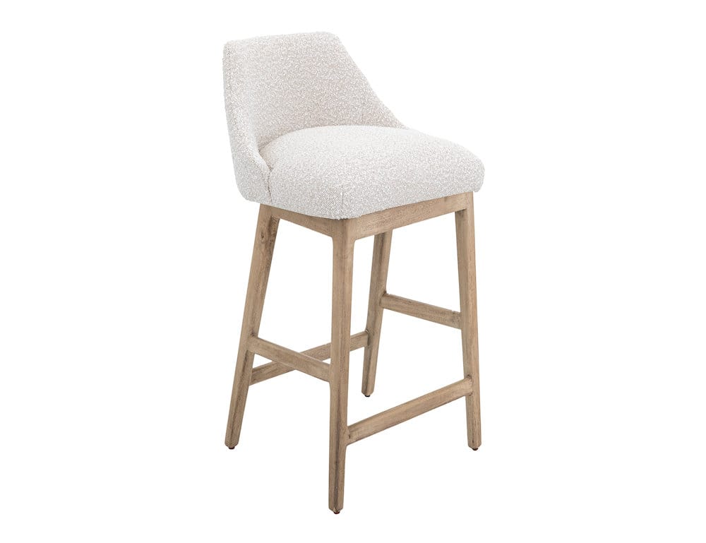 IFD  - Emma  - Wooden Frame, Barstool 30"  - White  - IUP654-BST30-101 view 1