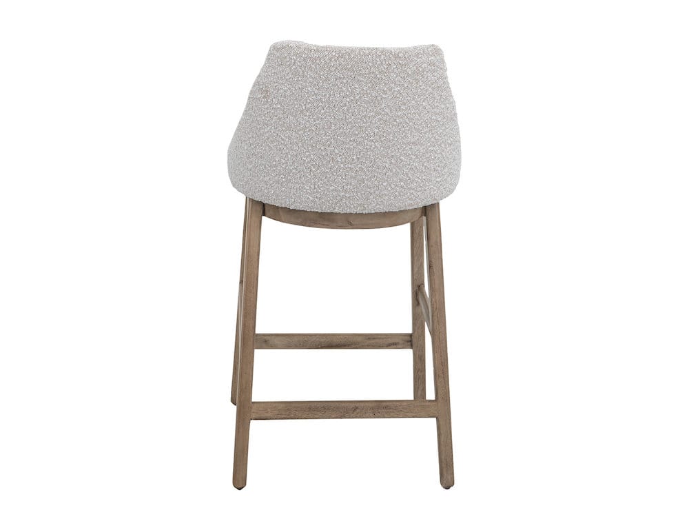 IFD  - Emma  - Wooden Frame, Barstool 30"  - White  - IUP654-BST30-101 view 5