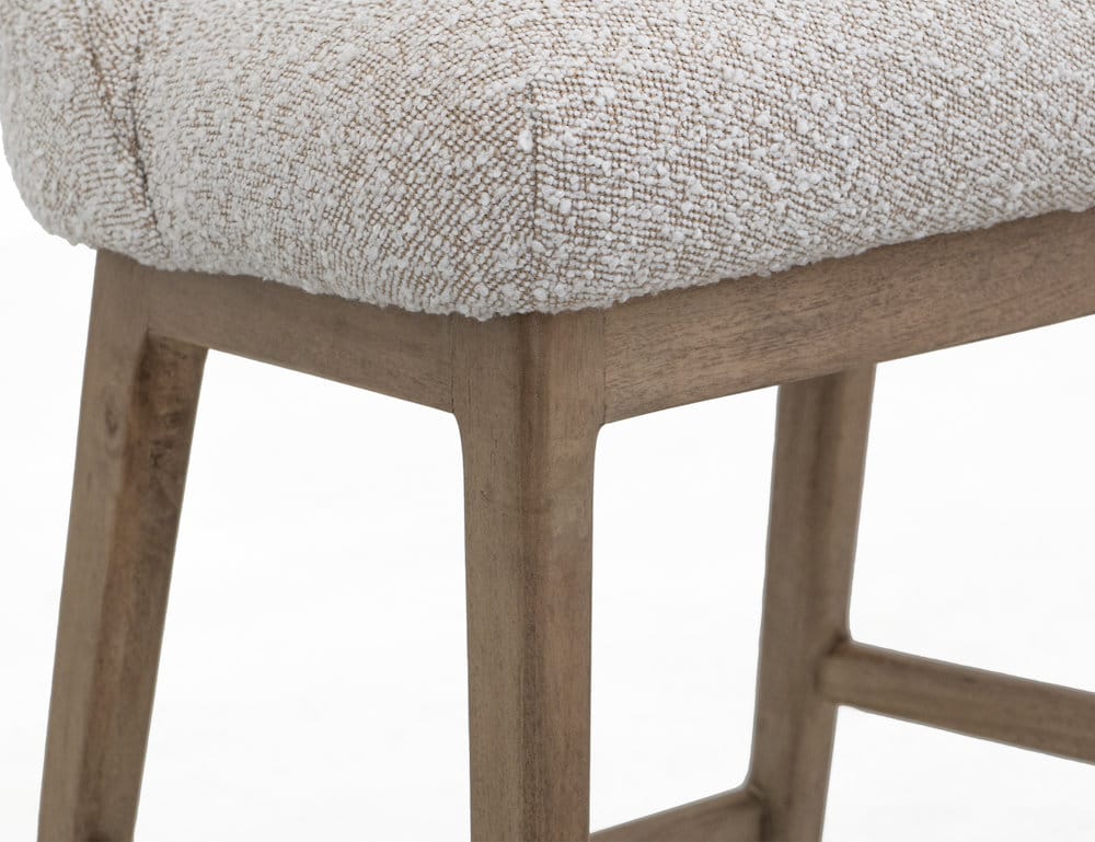 IFD  - Emma  - Wooden Frame, Barstool 30"  - White  - IUP654-BST30-101 view 8