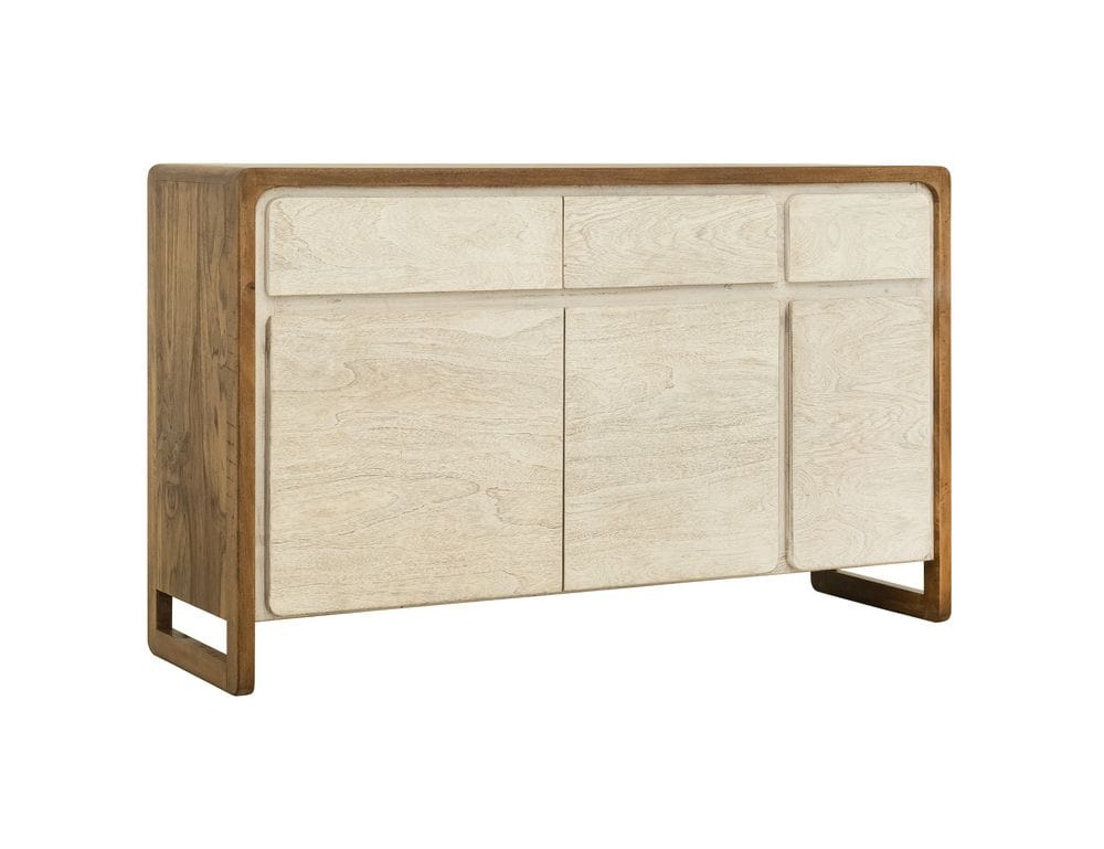 IFD - Evoke - 3 Drawer & 3 Door, Console in Ivory/Brown - IFD1501CNS view 1