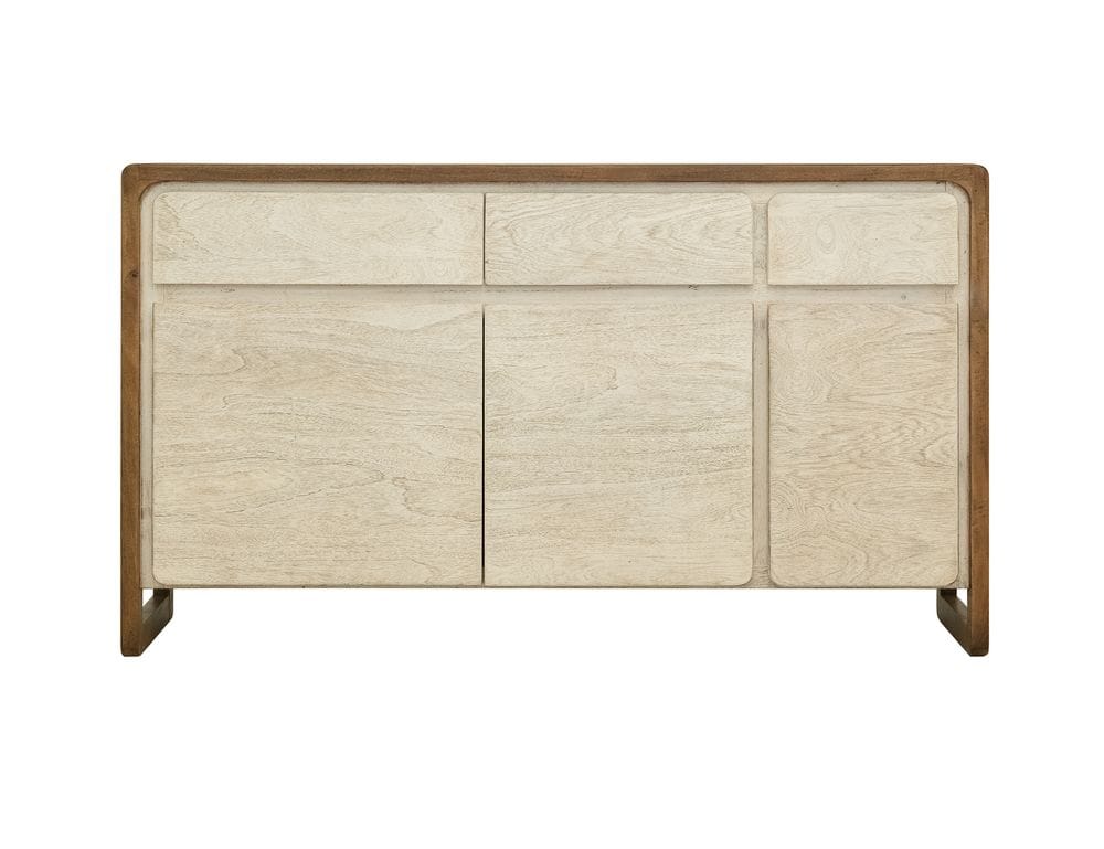IFD - Evoke - 3 Drawer & 3 Door, Console in Ivory/Brown - IFD1501CNS view 2