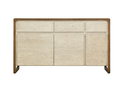 IFD - Evoke - 3 Drawer & 3 Door, Console in Ivory/Brown - IFD1501CNS view 2