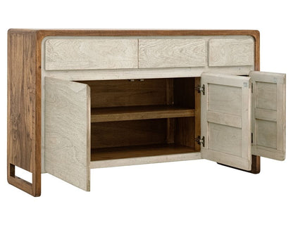 IFD - Evoke - 3 Drawer & 3 Door, Console in Ivory/Brown - IFD1501CNS view 3