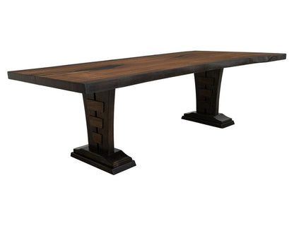 IFD - Forge - Live Edge Rectangular Dining Table in Brown - IFD5821DINTBL view 1