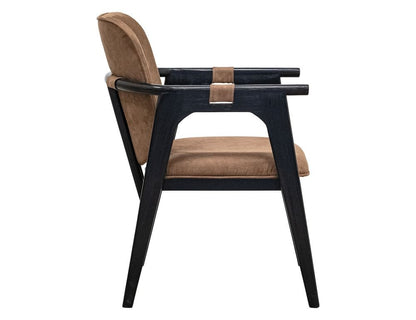 IFD - Forge - Poly Suede Upholstered Chair in Brown - IFD5826CHU view 3