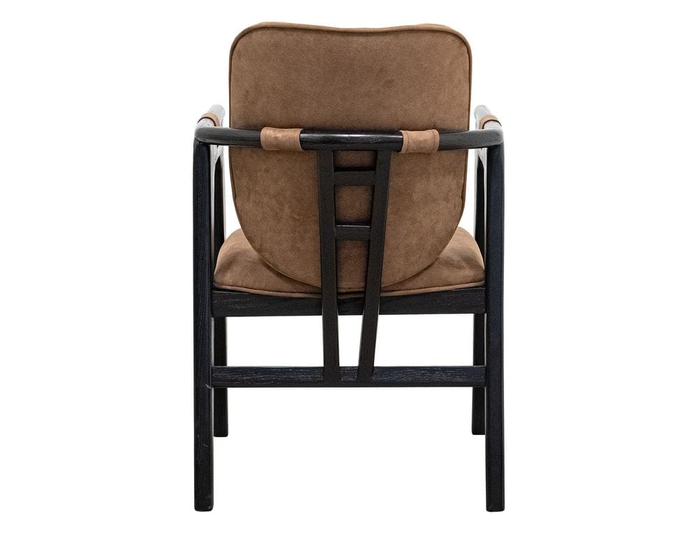 IFD - Forge - Poly Suede Upholstered Chair in Brown - IFD5826CHU view 4