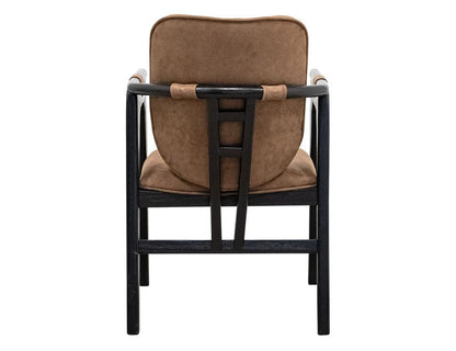 IFD - Forge - Poly Suede Upholstered Chair in Brown - IFD5826CHU view 4