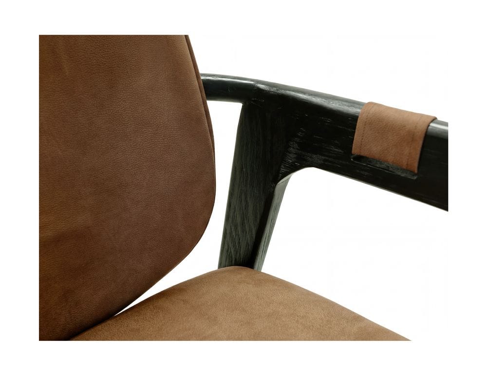 IFD - Forge - Poly Suede Upholstered Chair in Brown - IFD5826CHU view 5