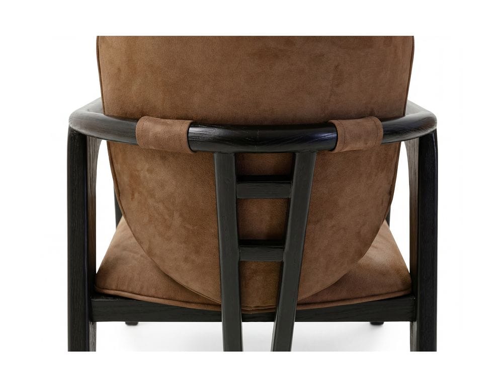 IFD - Forge - Poly Suede Upholstered Chair in Brown - IFD5826CHU view 6
