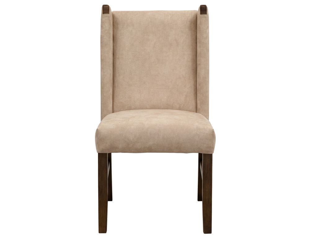 IFD - Forge - Poly Suede Upholstered Chair in Ivory (Set of 2) - IFD5821CHU view 2