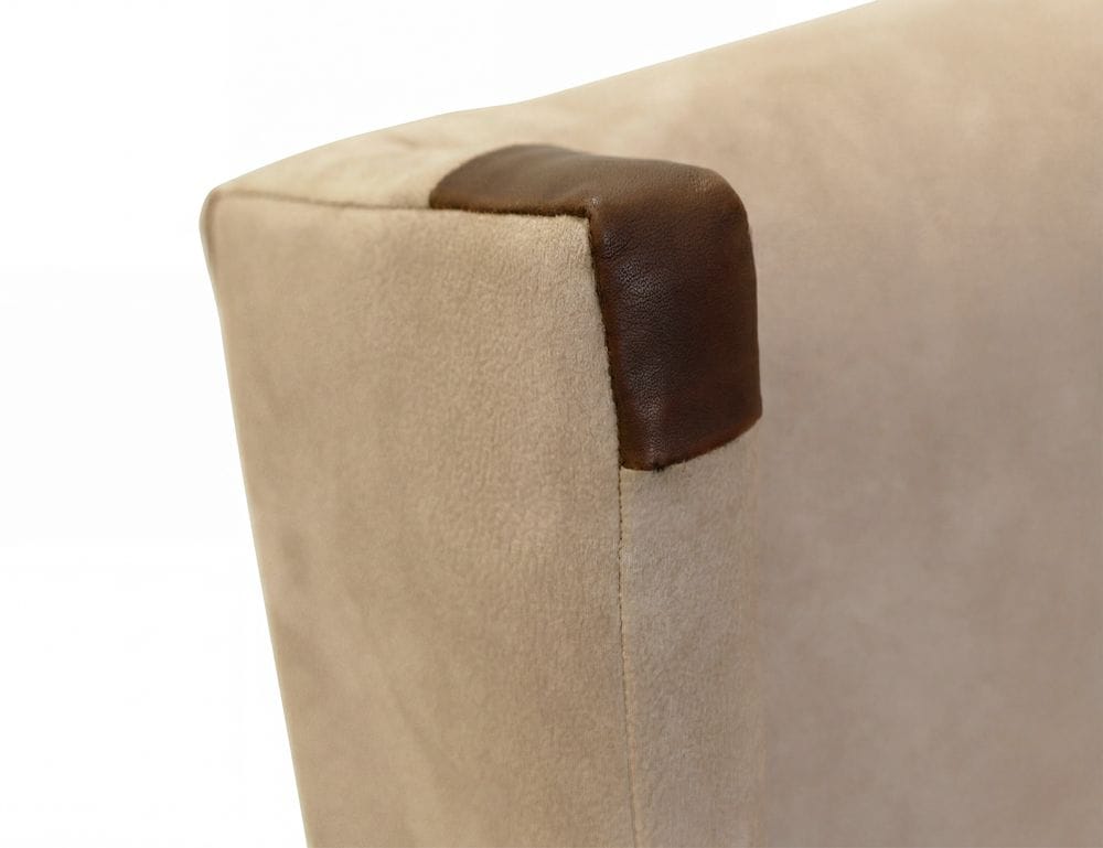 IFD - Forge - Poly Suede Upholstered Chair in Ivory (Set of 2) - IFD5821CHU view 7