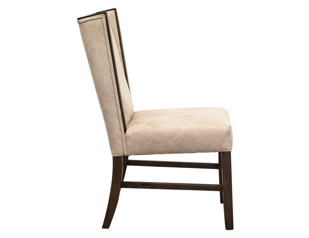 IFD - Forge - Poly Suede Upholstered Chair in Ivory (Set of 2) - IFD5822CHU view 3