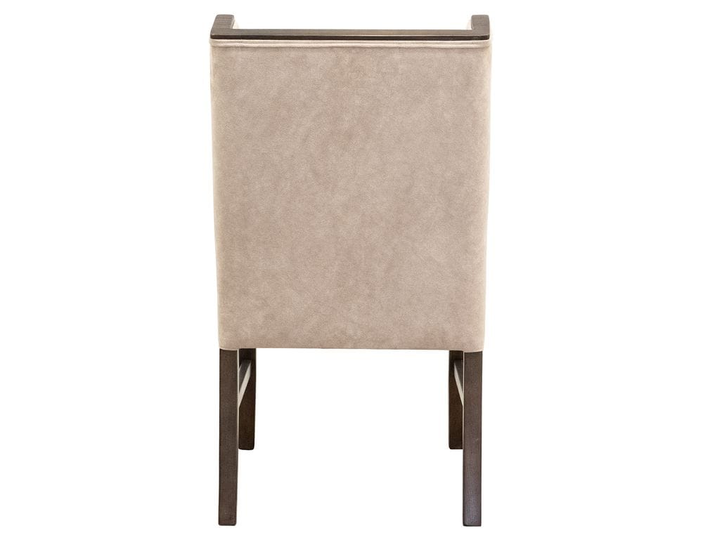 IFD - Forge - Poly Suede Upholstered Chair in Ivory (Set of 2) - IFD5822CHU view 4