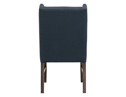 IFD - Forge - Upholstered Chair (100% Leather) in Blue (Set of 2) - IFD5823CHUBL view 4