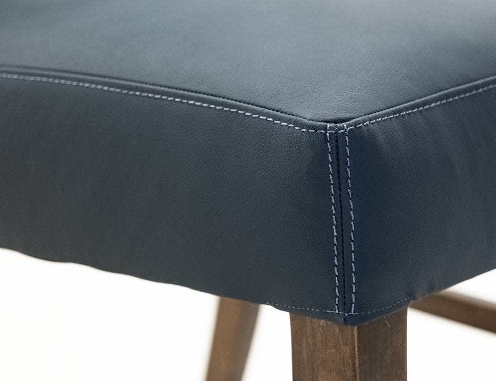 IFD - Forge - Upholstered Chair (100% Leather) in Blue (Set of 2) - IFD5823CHUBL view 7