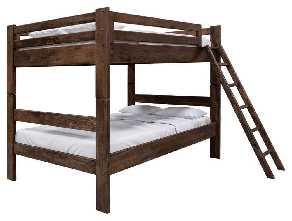 IFD - Forte - Full Over Full Bunk Bed in Brown - IFD3732BNKBEDFLFL view 1