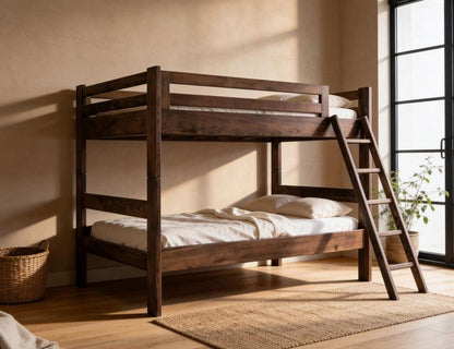 IFD - Forte - Full Over Full Bunk Bed in Brown - IFD3732BNKBEDFLFL view 4