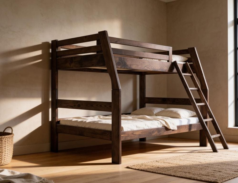 IFD - Forte - Twin Over Full Bunk Bed in Brown - IFD3732BNKBEDTWFL view 3
