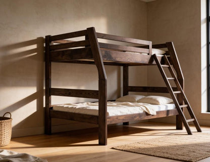 IFD - Forte - Twin Over Full Bunk Bed in Brown - IFD3732BNKBEDTWFL view 3