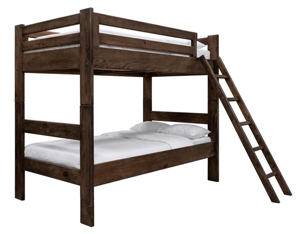 IFD - Forte - Twin Over Twin Bunk Bed in Brown - IFD3732BNKBEDTWTW view 2