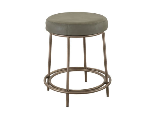 IFD  - Frida  - Wooden Frame & Metal Base, 24" Stool  - Green  - IUP802-STL24-232 view 2