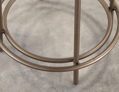 IFD  - Frida  - Wooden Frame & Metal Base, 24" Stool  - Green  - IUP802-STL24-232 view 4
